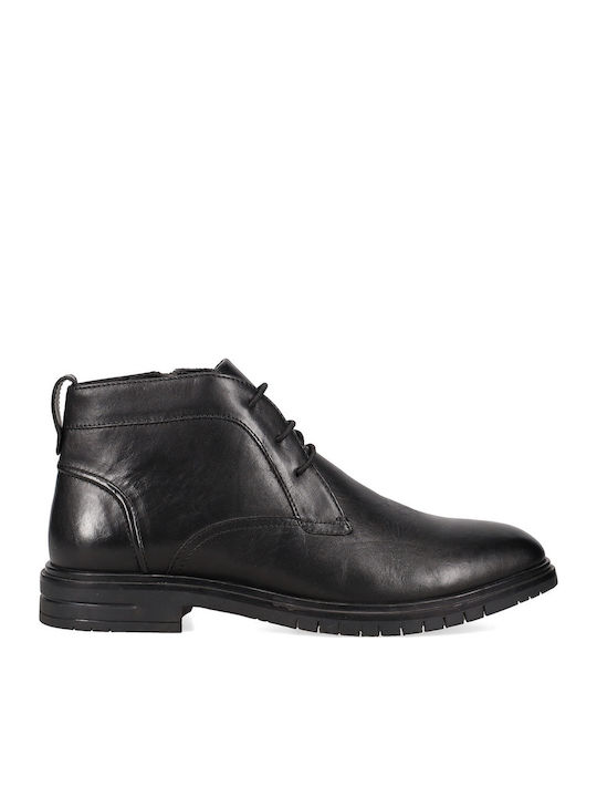 Leather Chukka Boots Black