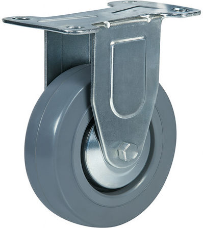 Finetto Furniture Wheel made of Metal with Wheels Gray