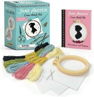 Jane Austen Cross-stitch Kit Includes 4 Patterns Dennis Caetano