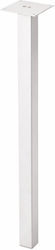 Finetto Μεταλλικό Πόδι για Τραπέζι / Τραπεζάκι / Γραφείο 5x5cm Λευκό Finetto Μεταλλικό Πόδι για Τραπέζι / Τραπεζάκι / Γραφείο 5x5cm Λευκό