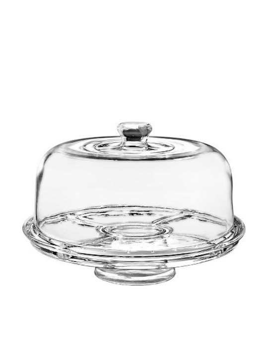Max Home Tortieră Sticlă cu Capac Transparent 30.5x20.9buc