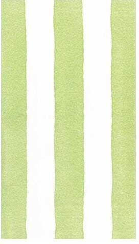 Χαρτοπετσέτες Guest Cafe Stripe Lime 10.8x19.8cm Caspari 12 Tεμάχια