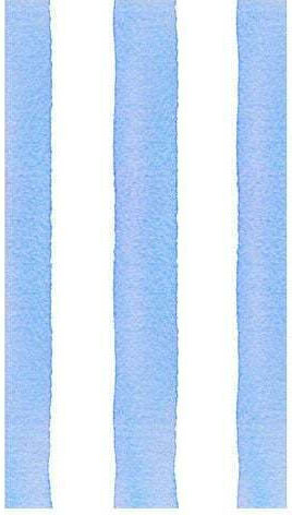 Χαρτοπετσέτες Guest Cafe Stripe Blue Linen 10.8x19.8cm Caspari 12 Tεμάχια