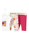 Kids' Set with Leggings Summer 3pcs Red
