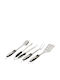 Set 4 Unelte Pentru Grătar Spatulă-Pensetă-Furculiță-Perie