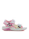 Kids' Sandals with Velcro & Lights Pink