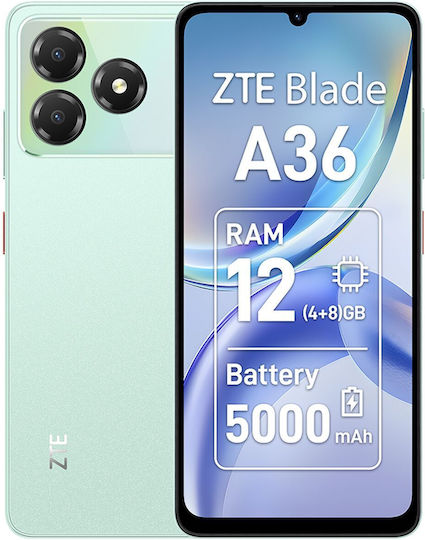 ZTE Blade A36 Dual SIM (4/64GB) Аква Зелен