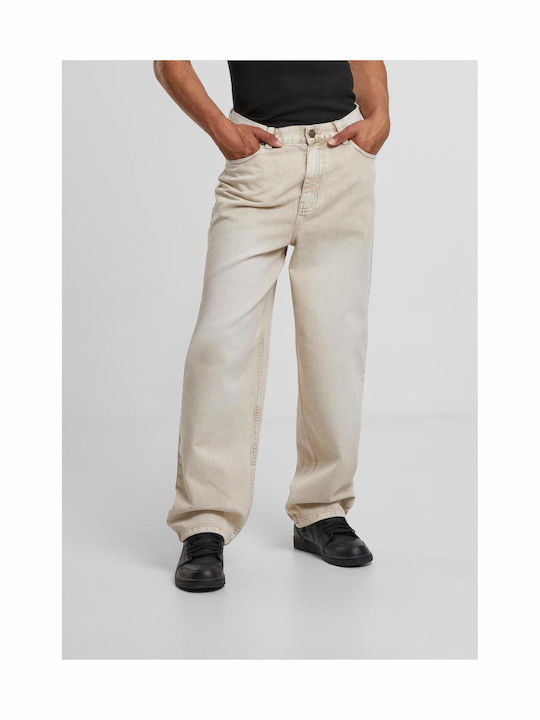 Urban Classics 90s Ανδρικό Παντελόνι Τζιν White