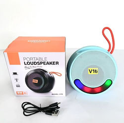 XKT V16 Bluetooth-Lautsprecher 8W mit Radio Blau
