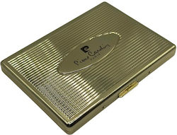 Tabachieră 20 Țigări Pierre Cardin Aurie Cutie Cadou 10x7.5cm