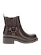 Stiefeletten Damen Braun