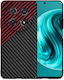 Калъф Huawei Nova 13i Nova 12i Techsuit Carbonite Fibershell Черен Червен