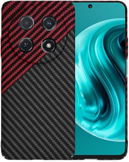 Калъф Huawei Nova 13i Nova 12i Techsuit Carbonite Fibershell Черен Червен