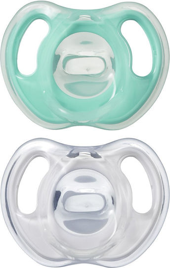 Tommee Tippee Ultra Light Ορθοδοντικές Πιπίλες Σιλικόνης Τιρκουάζ για 0-6 μηνών 2τμχ