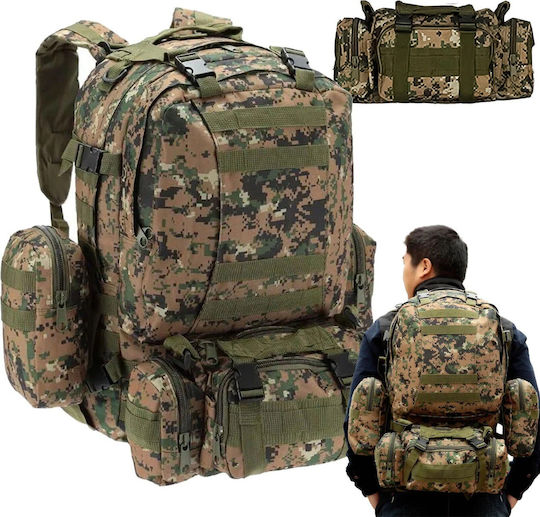 Extralink Rucsac Militar Rucsacuri Camo digital 50lt