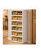 Plastic Shoe Organizer White 46x35x109cm