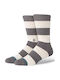 Stance Stripe Αθλητικές Κάλτσες Γκρι 1 Ζεύγος