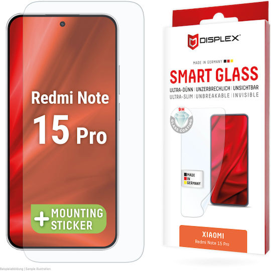 Displex Smart Glass 2d Easy-On Xiaomi Redmi Note 15 Pro
