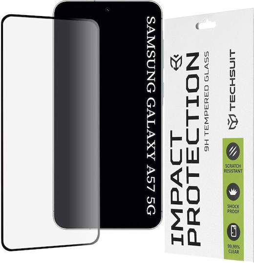 Techsuit 111d Full Cover Full Glue Glass Samsung Galaxy A57 5g Black