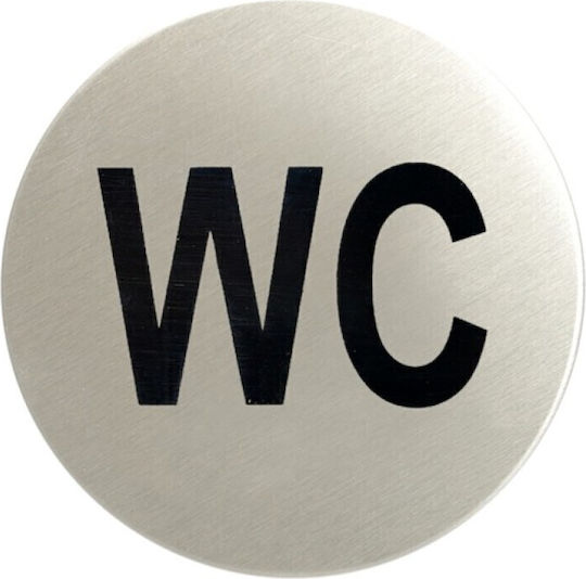 520 Σήμανση Inox Wc 8εκ Sg-1125253
