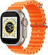 T900 UItra 49mm Smartwatch mit Pulsmesser (Orange)