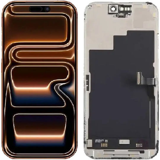 Οθόνη OLED Soft με Μηχανισμό Αφής για iPhone 17 Pro (Μαύρο)