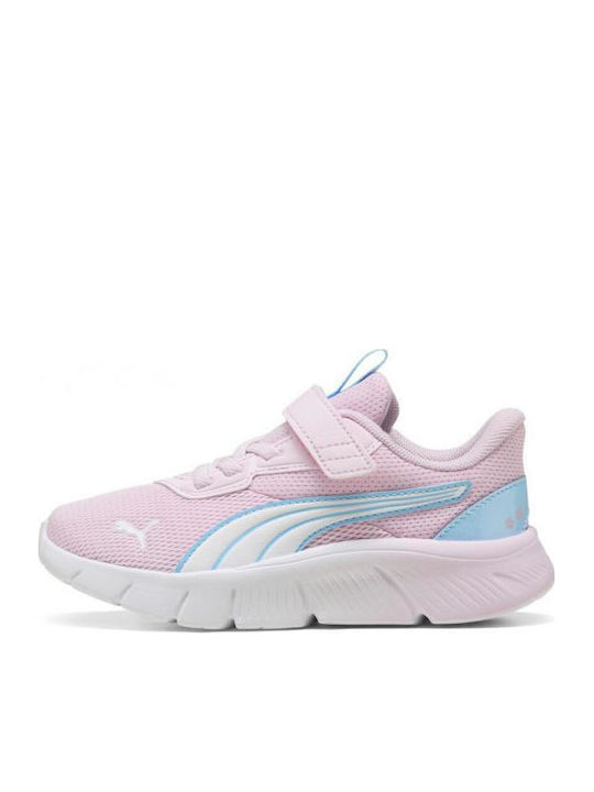 Παιδικά Sneakers με Σκρατς & Φωτάκια Ροζ