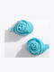 Abel & Lula Set Kids Hair Clips with Flower Bobby Pin in Turquoise Color 2 Pieces