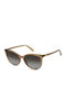 Polaroid Unisex Sunglasses with Beige Frame and Beige Lens PLD4200/S/X HAM/LA