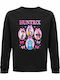 Kinder-Sweatshirt Black Huntrix Valentine Anime, Saja Girls Kpop Demon Hunter, Mira Rumi Zoey