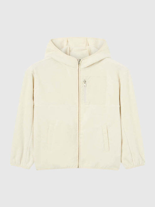Kids' Casual Jacket with Hood Cream