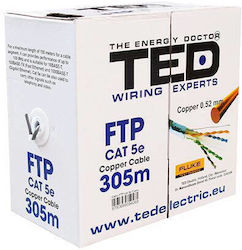 Ted Electric Network Accessory Ftp Cable Cat 5e Copper 0.52mm 305m Ectr Ted Electric Network Accessory Ftp Cable Cat 5e Copper 0.52mm 305m Ectr