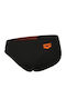 Arena Kinder Badeanzug Badeslips Black/team Orange