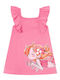 Children's Dress Sleeveless Geranium
