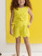 Playsuit Kids Shorts Bermudas Fabric Lemon