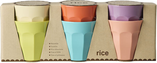 Rice Παιδικό Ποτηράκι από Μελαμίνη Πολύχρωμο 250ml