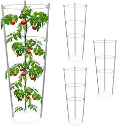 Set 4 Rankgitter Relaxdays 45 Cm Grau