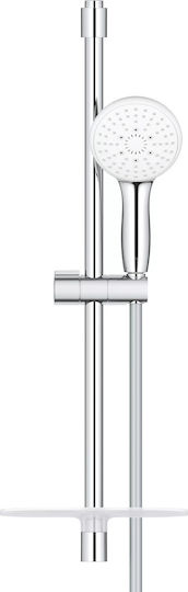 Grohe Tempesta 110 Shower Column 27927003 Wall Mounted 600 Mm 3 Functions Shelf Glossy Chrome