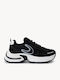 Μαύρα Sneakers Mesh Κατασκευή Κ Ανάγλυφη Chunky Σόλα