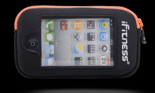 Ifitness Iphone Pouch Oa Adp03 Blk Orange Ifit-0198