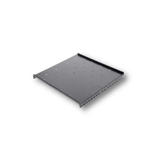 Fixed Shelf 19" 1u 300mm Front Mounting 2 Points Load 30kg Grey Ral 7035 Dateup 9801130400