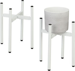 Relaxdays Pot Stand White