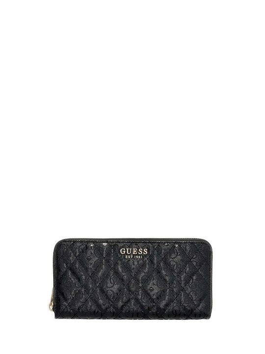 Guess Groß Damen Geldbörse Klassisch Schwarz