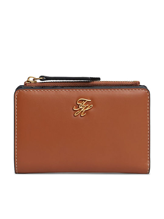 Tommy Hilfiger Mic Din piele Portofel de damă Monede Tabac maro