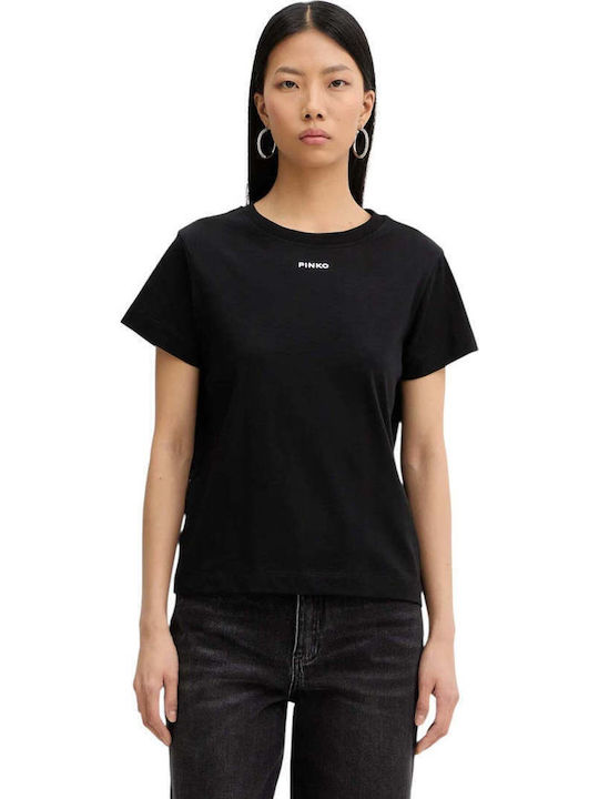 Women's Blouse Cotton Short Sleeve Black