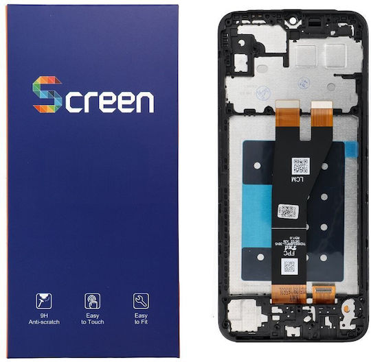 OG O ecran cu Mecanism Tactil și Cadru pentru Samsung A14 5G A146 (Negru)