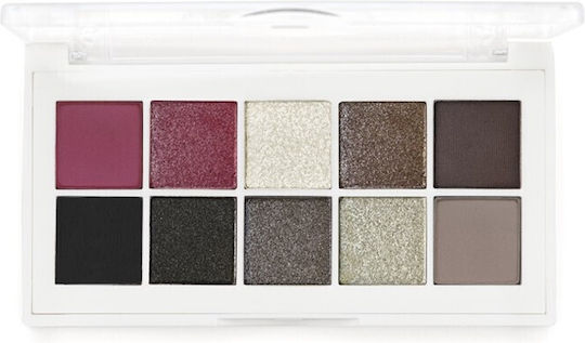 Grigi Pro Eye Shadow Palette in Solid Form The Black Berry Smokey