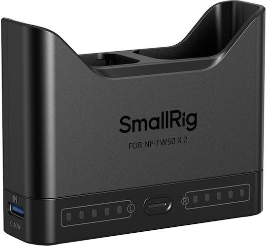 SmallRig Dublu Încărcător de baterii Compatibil cu Sony
