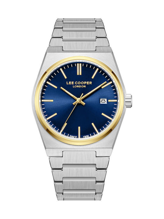 Lee Cooper Men's Watch Battery with Silver Meta...