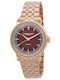Millesime Women's 35mm Automatic Watch with Pink Gold Stainless Steel Bracelet